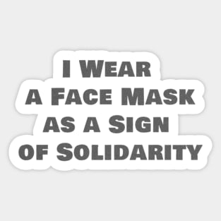 Solidarity Sticker